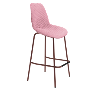 Барный стул SHT-ST29-С22 / SHT-S29P (розовый зефир/медный металлик) в Тамбове