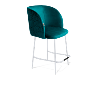 Полубарный стул SHT-ST33-1 / SHT-S29P-1 (альпийский бирюзовый/хром лак) в Тамбове