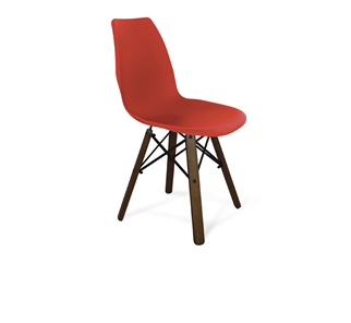 Обеденный стул SHT-ST29/S70 (красный ral 3020/темный орех/черный) в Тамбове