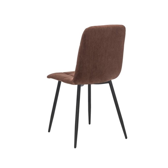Кухонный стул Leset Скай (Металл черный/велюр Шоколад) в Тамбове - изображение 3