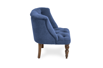 Мягкое кресло Бриджит синий ножки коричневые в Тамбове - предосмотр 2