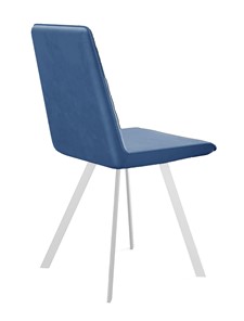 Кухонный стул 202, микровелюр B8 blue, ножки белые в Тамбове - предосмотр 2