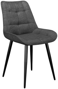 Обеденный стул 206М, микровелюр B22 grey, ножки черные в Тамбове