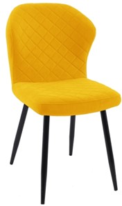 Обеденный стул 239 желтый, ножки черные в Тамбове