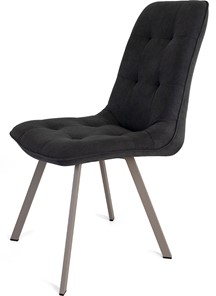 Обеденный стул Бакарди, ноги мокко прямоугольные 1-Q3015/велюр T180 Горький шоколад в Тамбове