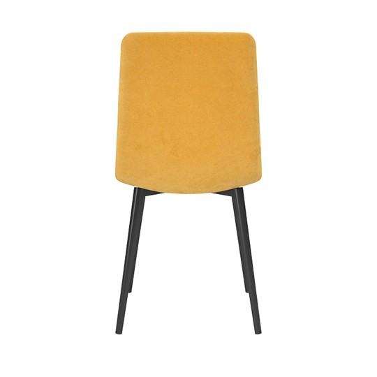 Кухонный стул Белла, велюр тенерифе куркума/Цвет металл черный в Тамбове - изображение 3