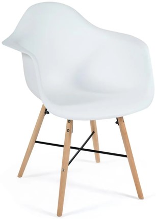 Кресло CINDY (EAMES) (mod. 919) 60х62х79 белый арт.19047 в Тамбове - изображение
