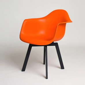 Кухонный стул DSL 330 Grand Black (Оранжевый) в Тамбове - предосмотр