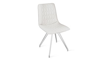 Обеденный стул Хьюго К4 (Белый матовый/Кож.зам Polo White) в Тамбове
