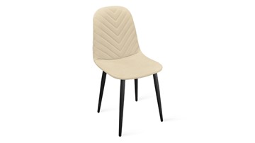 Обеденный стул Шерри К1С (Черный муар/Велюр Confetti Cream) в Тамбове