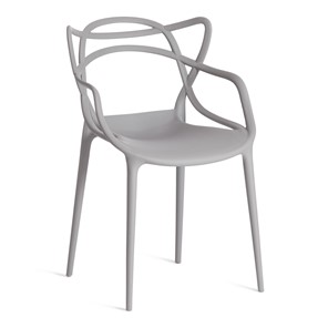Стул обеденный Cat Chair (mod.028) пластик, 54,5*56*84 серый, арт.13276 в Тамбове