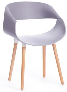 Кухонный стул QXX (mod. C1058) 54х56х78 серый 024 /натуральный арт.15194 в Тамбове