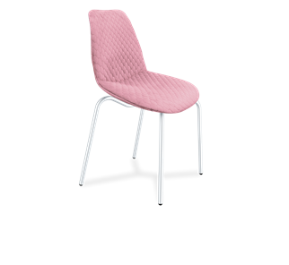 Обеденный стул SHT-ST29-С22 / SHT-S130 HD (розовый зефир/хром лак) в Тамбове