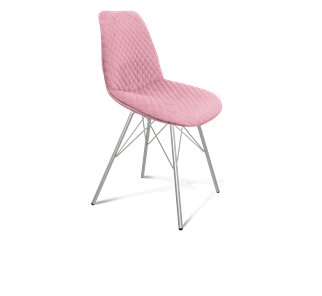 Обеденный стул SHT-ST29-С22 / SHT-S37 (розовый зефир/хром лак) в Тамбове