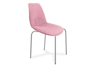 Обеденный стул SHT-ST29-С22 / SHT-S86 HD (розовый зефир/хром лак) в Тамбове