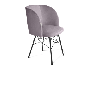 Обеденный стул SHT-ST33 / SHT-S107 (сиреневая орхидея/черный муар) в Тамбове