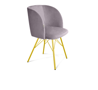 Обеденный стул SHT-ST33 / SHT-S37 (сиреневая орхидея/золото) в Тамбове