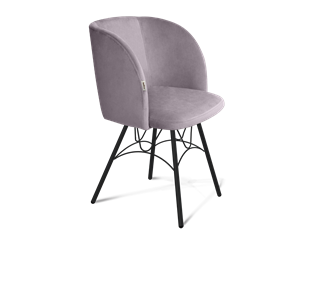 Обеденный стул SHT-ST33 / SHT-S100 (сиреневая орхидея/черный муар) в Тамбове