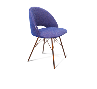 Обеденный стул SHT-ST34 / SHT-S37 (синий мираж/медный металлик) в Тамбове