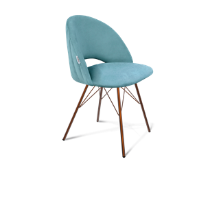 Обеденный стул SHT-ST34-1 / SHT-S37 (голубая пастель/медный металлик) в Тамбове