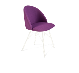 Обеденный стул SHT-ST35 / SHT-S37 (ягодное варенье/белый муар) в Тамбове