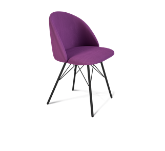 Обеденный стул SHT-ST35 / SHT-S37 (ягодное варенье/черный муар) в Тамбове