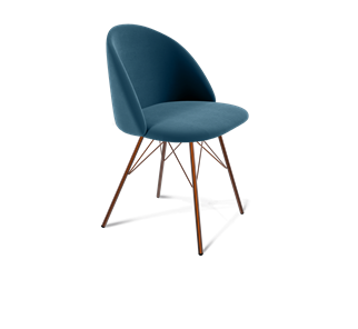 Обеденный стул SHT-ST35 / SHT-S37 (тихий океан/медный металлик) в Тамбове