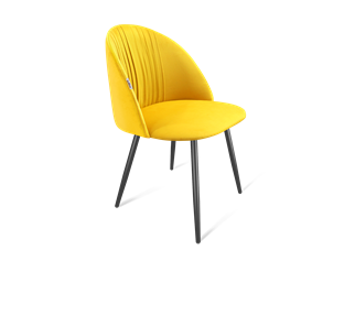 Обеденный стул SHT-ST35-1 / SHT-S95-1 (имперский жёлтый/черный муар) в Тамбове