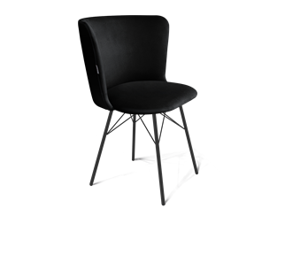 Обеденный стул SHT-ST36 / SHT-S64 (ночное затмение/черный муар) в Тамбове