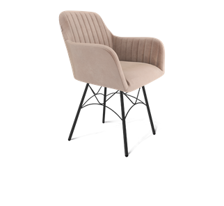 Обеденный стул SHT-ST38-1 / SHT-S107 (латте/черный муар) в Тамбове