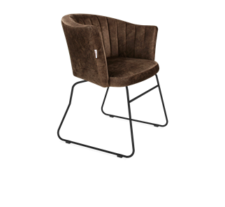 Обеденный стул SHT-ST42-1 / SHT-S167 (кофейный трюфель/черный муар) в Тамбове