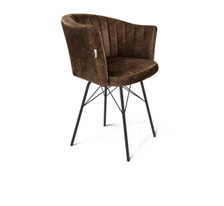 Обеденный стул SHT-ST42-1 / SHT-S64 (кофейный трюфель/черный муар) в Тамбове