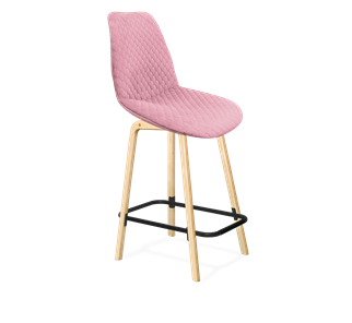 Полубарный стул SHT-ST29-С22 / SHT-S94-1 (розовый зефир/прозрачный лак/черный муар) в Тамбове