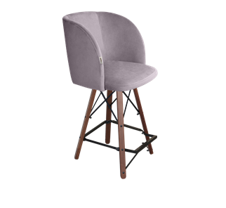 Полубарный стул SHT-ST33 / SHT-S80-1 (сиреневая орхидея/темный орех/черный) в Тамбове