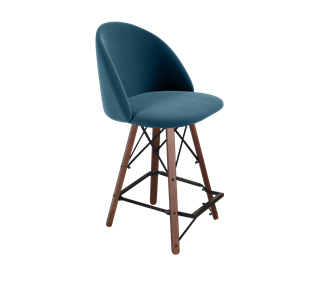 Полубарный стул SHT-ST35 / SHT-S80-1 (тихий океан/темный орех/черный) в Тамбове