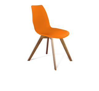 Обеденный стул SHT-ST29/S39 (оранжевый ral2003/светлый орех) в Тамбове