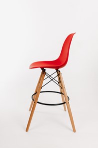 Барный стул DSL 110 Wood bar (красный) в Тамбове - предосмотр 3