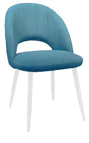Обеденный стул 217 V16 голубой/белый в Тамбове