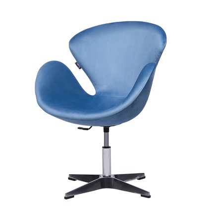Кресло офисное Беннет-2, Микровелюр голубой в Тамбове - изображение