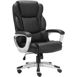Компьютерное кресло Brabix Premium Rest EX-555 (пружинный блок, экокожа, черное) 531938 в Тамбове