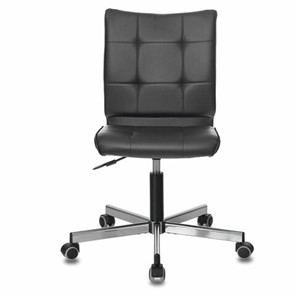 Офисное кресло Brabix Stream MG-314 (без подлокотников, пятилучие серебристое, экокожа, черное) 532077 в Тамбове