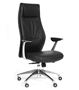 Офисное кресло CHAIRMAN Vista Экокожа премиум черная в Тамбове - предосмотр