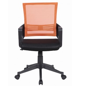 Офисное кресло Brabix Balance MG-320 (с подлокотниками, комбинированное черное/оранжевое) 531832 в Тамбове - предосмотр