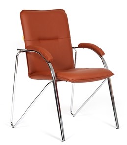 Офисное кресло CHAIRMAN 850 Экокожа Terra 111 коричневая в Тамбове - предосмотр