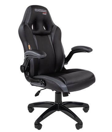 Офисное кресло CHAIRMAN GAME 15, цвет черный / серый в Тамбове - изображение