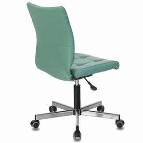 Компьютерное кресло Brabix Stream MG-314 (без подлокотников, пятилучие серебристое, экокожа, серо-голубое) 532079 в Тамбове - предосмотр 2