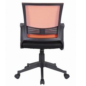 Офисное кресло Brabix Balance MG-320 (с подлокотниками, комбинированное черное/оранжевое) 531832 в Тамбове - предосмотр 2