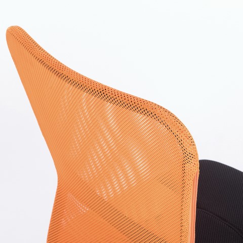 Офисное кресло Brabix Smart MG-313 (без подлокотников, комбинированное, черное/оранжевое) 531844 в Тамбове - изображение 9