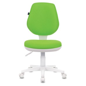 Компьютерное кресло Brabix Fancy MG-201W (без подлокотников, пластик белый, салатовое) 532414 в Тамбове - предосмотр 1