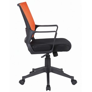 Офисное кресло Brabix Balance MG-320 (с подлокотниками, комбинированное черное/оранжевое) 531832 в Тамбове - предосмотр 1